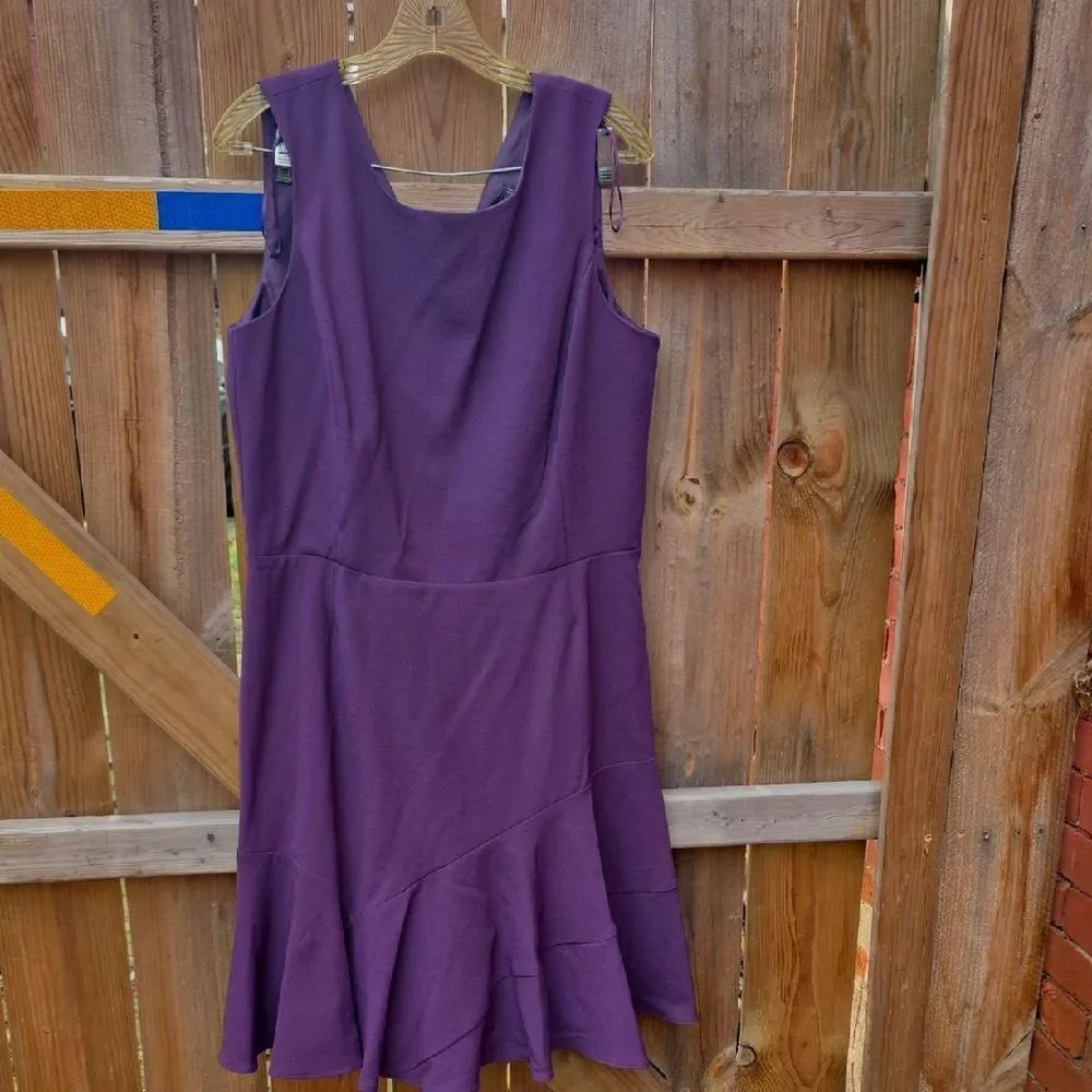 Purple Ruffle Dress